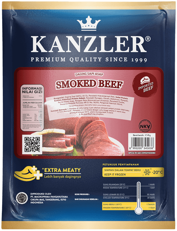 Packaging Kanzler Smoked Beef